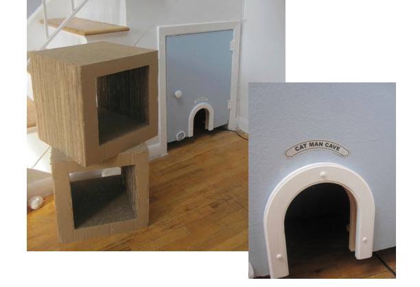 cat cave door