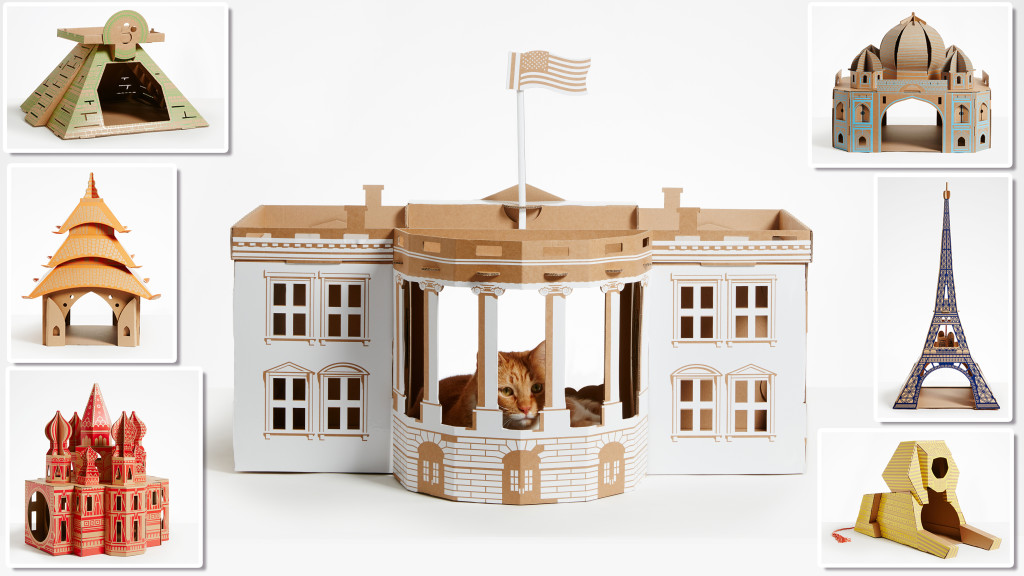 Landmark play houses for cats and small animals