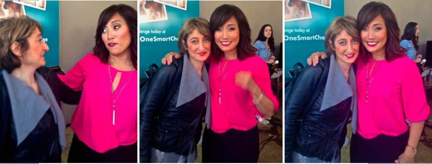 Tamar Arslanian and Carrie Ann Inaba